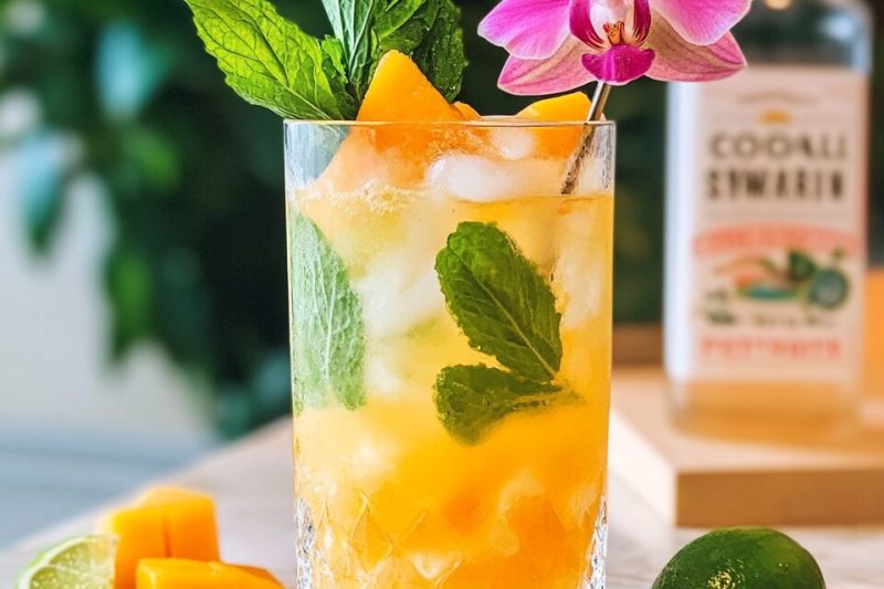 Mango Rum Swizzle